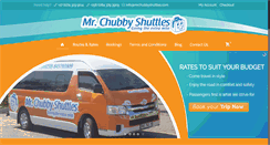 Desktop Screenshot of mrchubbyshuttles.com
